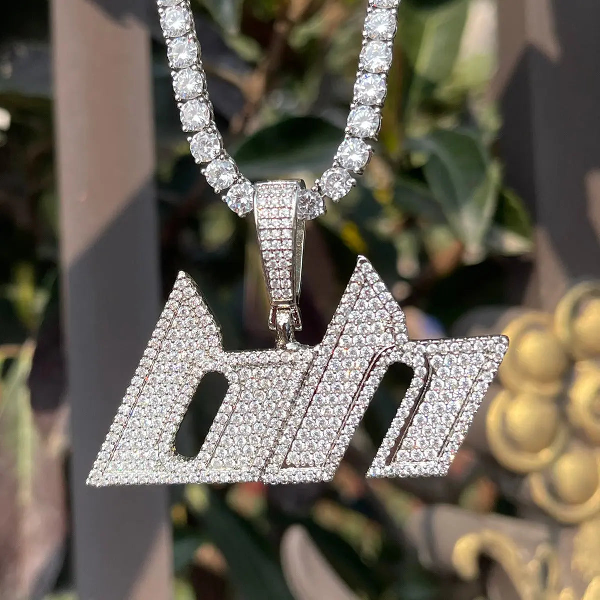 Custom Futuristic Font Pendant The Icetruck