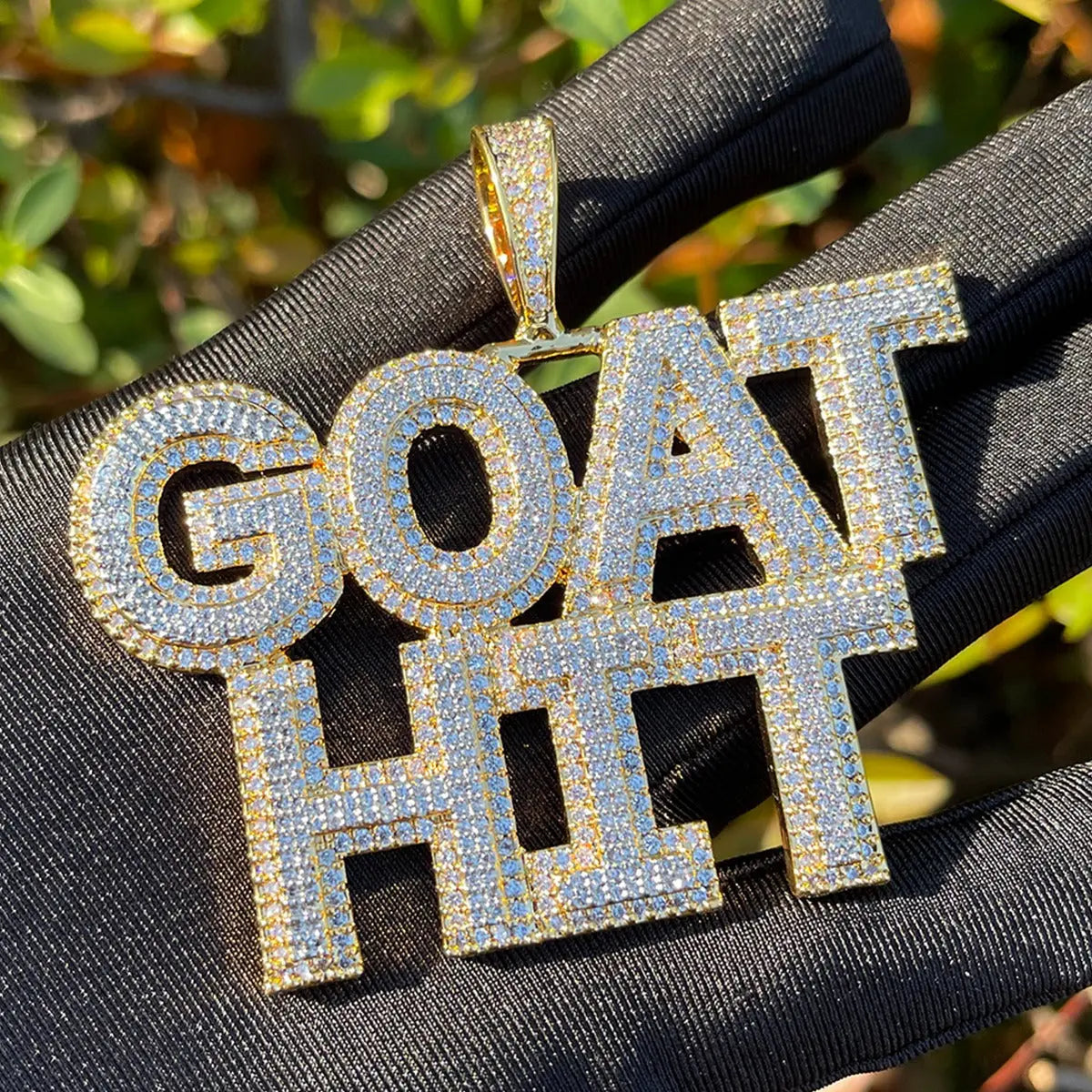 Custom Small Layered Font Pendant The Icetruck