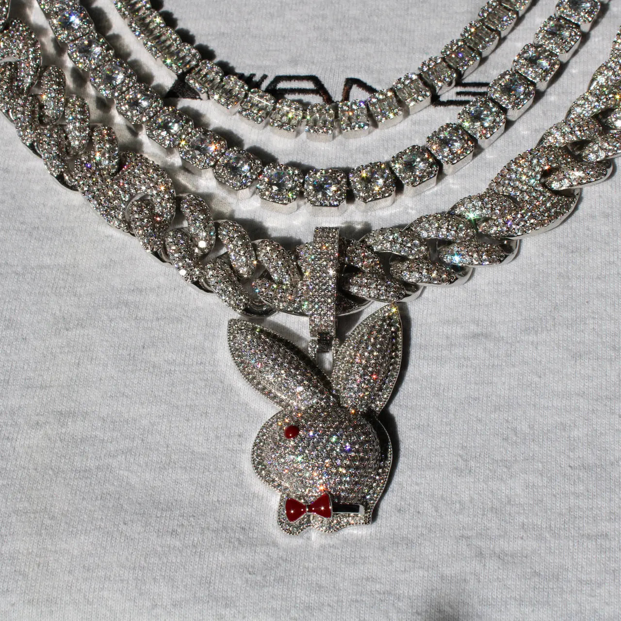 Iced Out Bunny Pendant | - The Icetruck