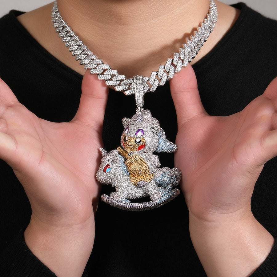 Iced Carnival Ride Pendant