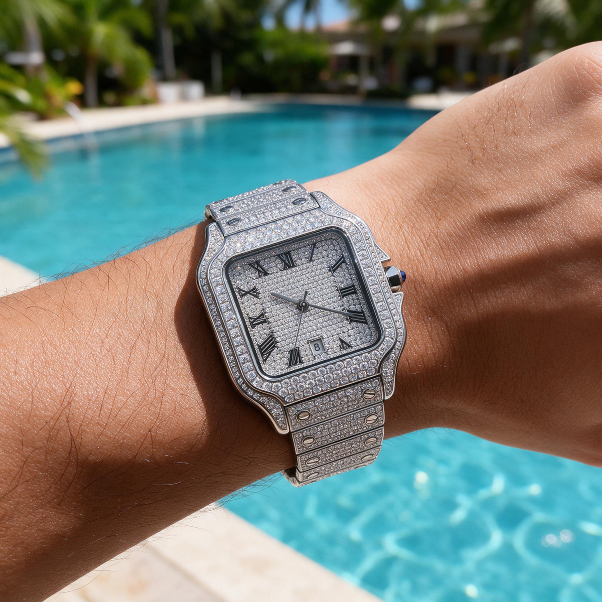Iced Royal Saints Watch