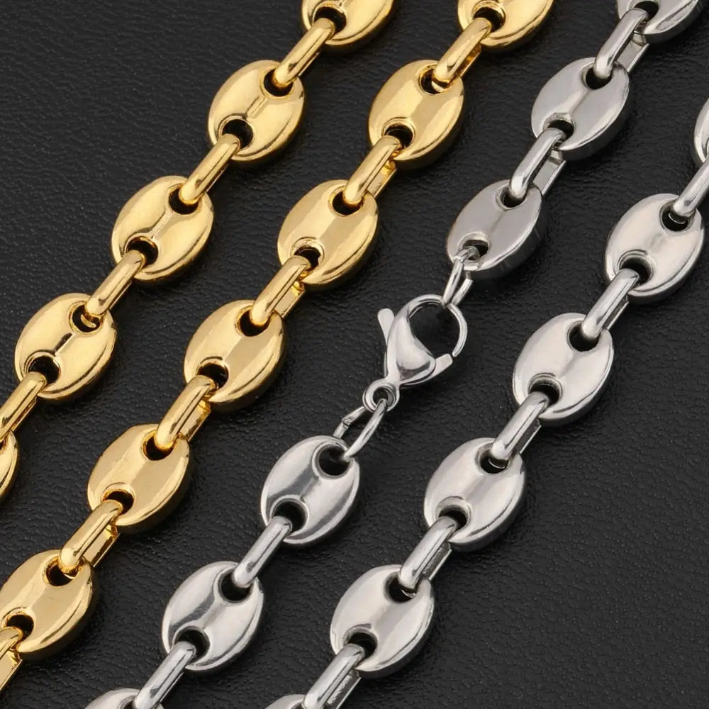 8mm G-Link Chain in Yellow Gold | - The Icetruck