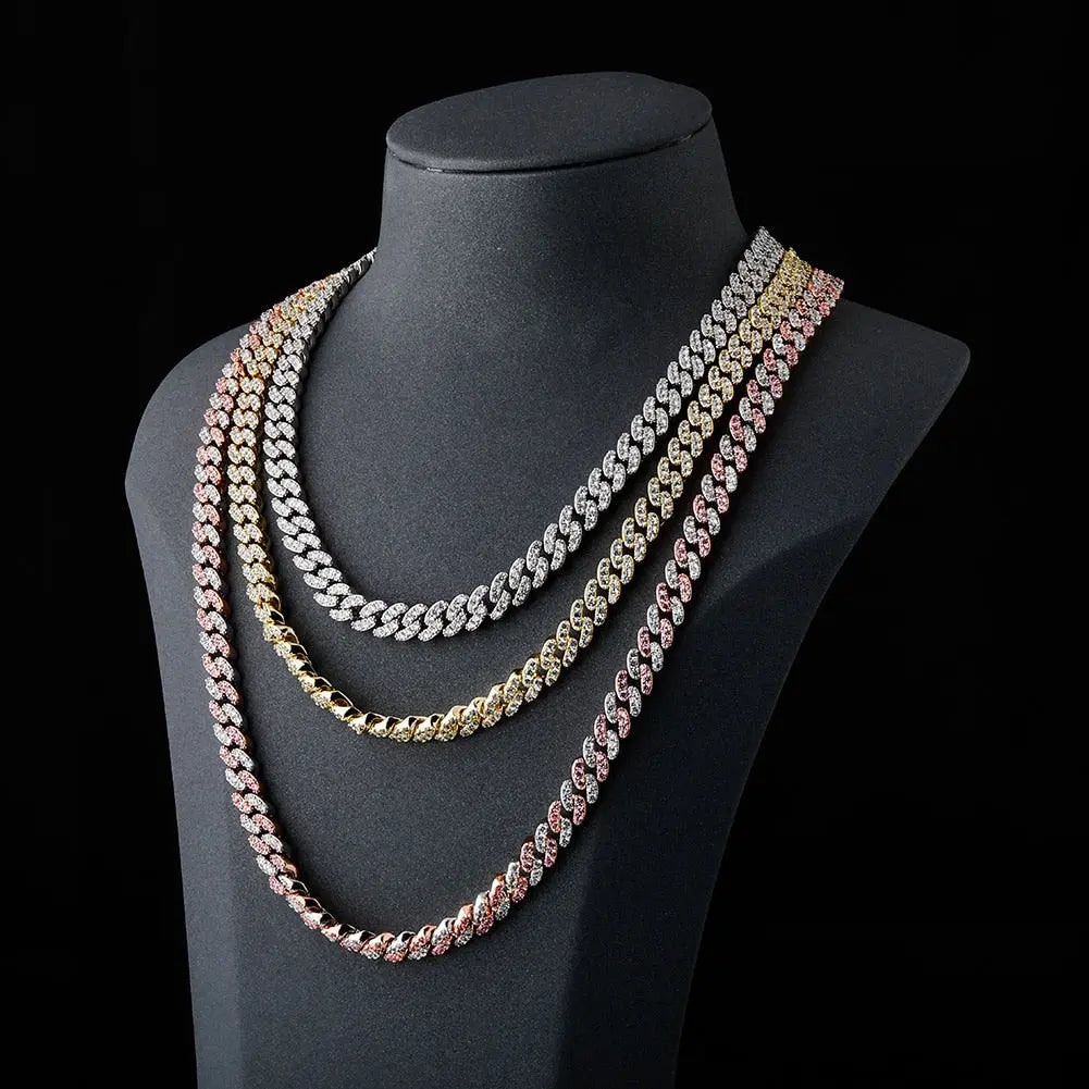 8mm Micro Cuban Link Chain in Yellow Gold | - The Icetruck