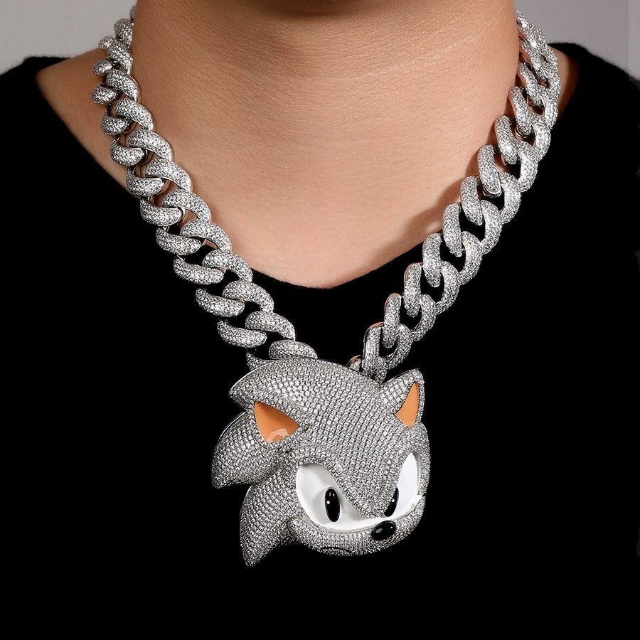 Custom Big Luminous Hedgehog Pendant